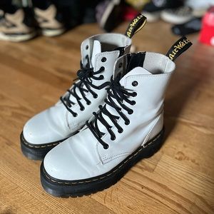 Doc Martens Jadon Boots Platform White
